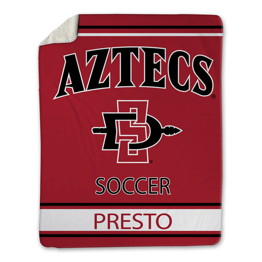 SDSU - NCAA Men's Soccer : Dylan Presto - Blanket-0