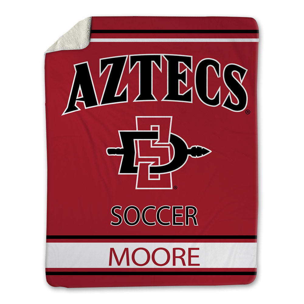 SDSU - NCAA Women's Soccer : Kendall Moore - Blanket-0