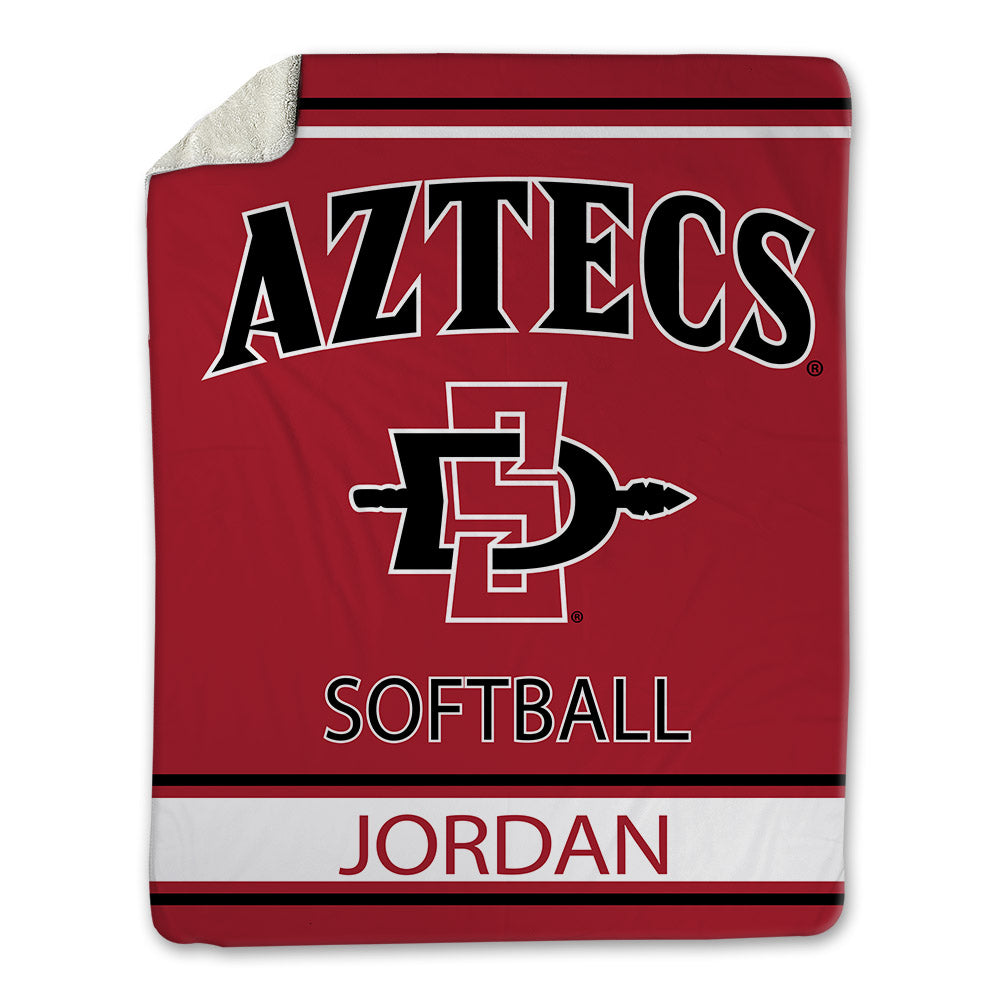 SDSU - NCAA Softball : Faith Jordan - Blanket-0