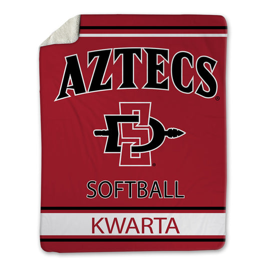 SDSU - NCAA Softball : Mattison Kwarta - Blanket-0