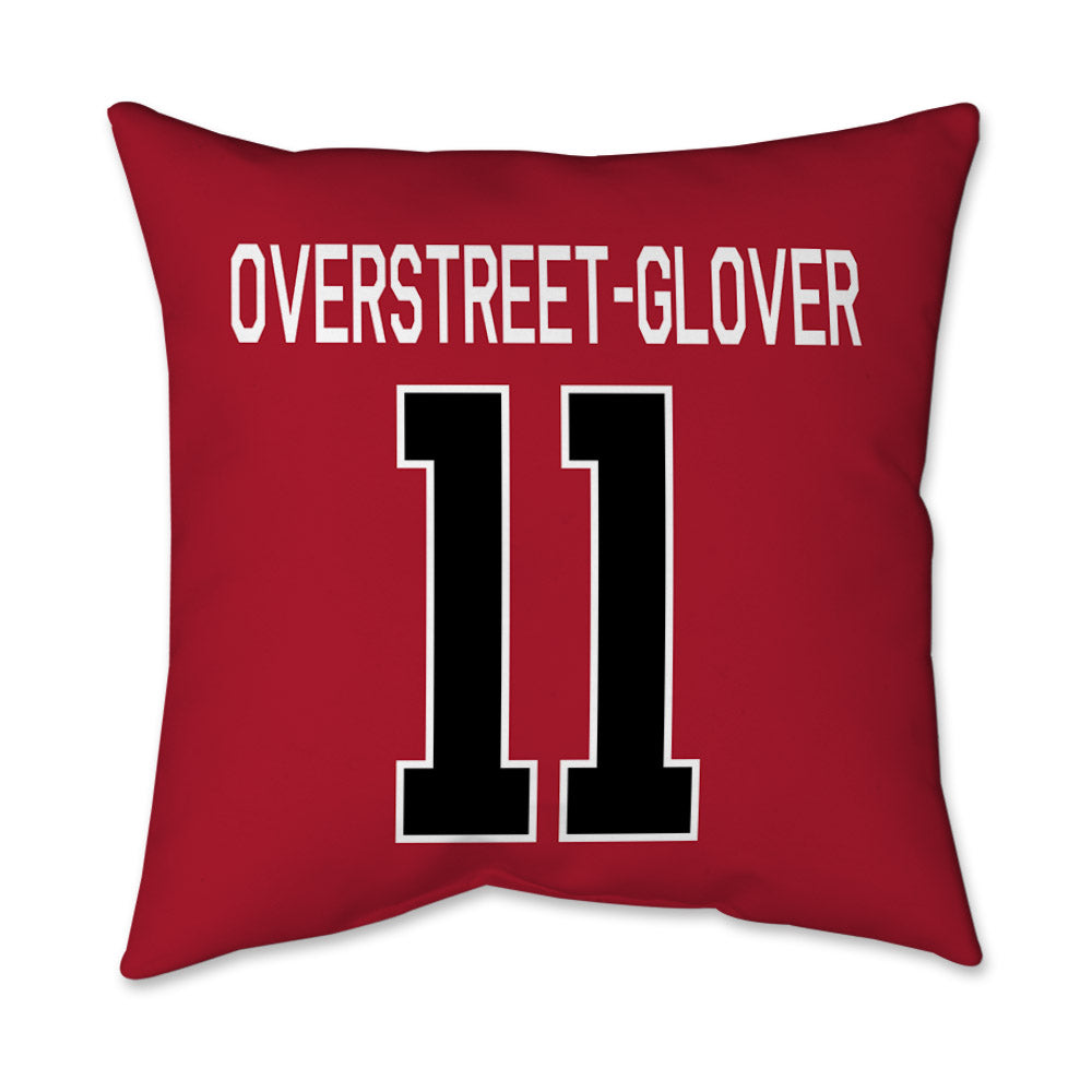 SDSU - NCAA Football : Deyhare Overstreet-Glover - Pillow 16x16-1