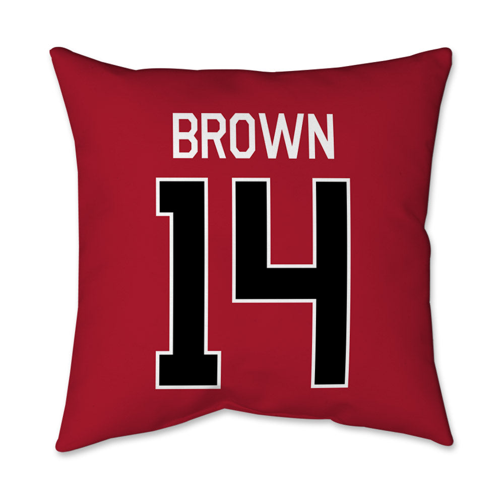 SDSU - NCAA Football : Donovan Brown - Pillow 16x16-1