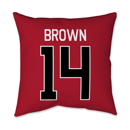 SDSU - NCAA Football : Donovan Brown - Pillow 16x16-1