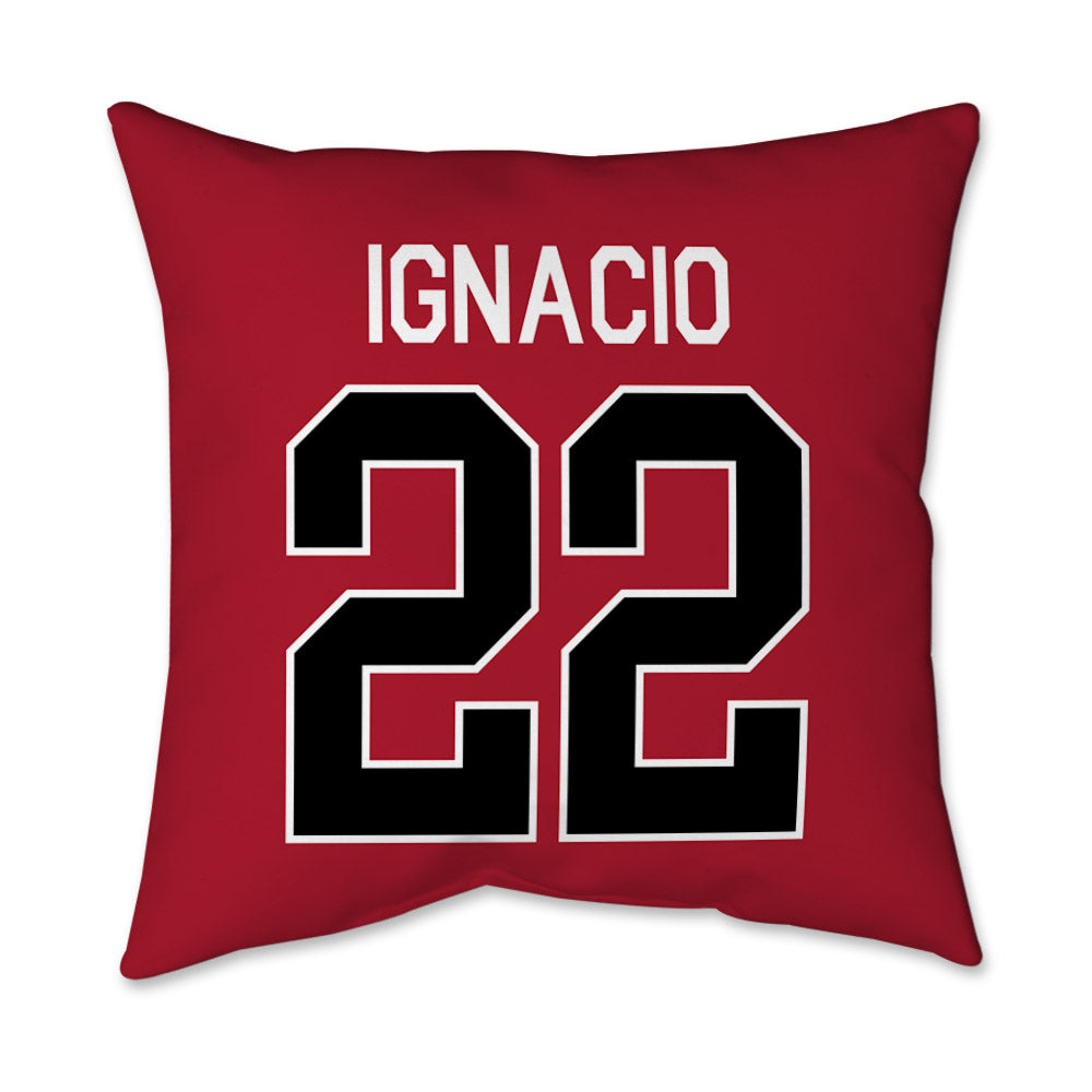 SDSU - NCAA Softball : Jade Ignacio - Pillow 16x16-1