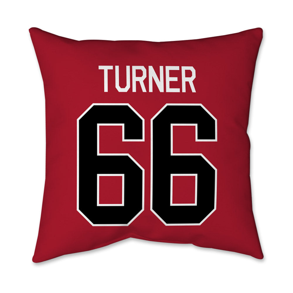 SDSU - NCAA Football : Justice Turner - Pillow 16x16-1