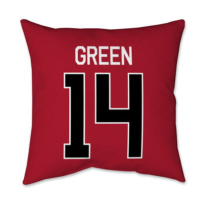 SDSU - NCAA Football : Isaiah Green - Pillow 16x16-1