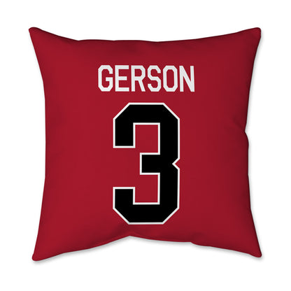SDSU - NCAA Women's Soccer : Charlie Gerson - Pillow 16x16-1