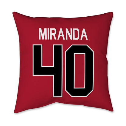 SDSU - NCAA Baseball : Evan Miranda - Pillow 16x16-1
