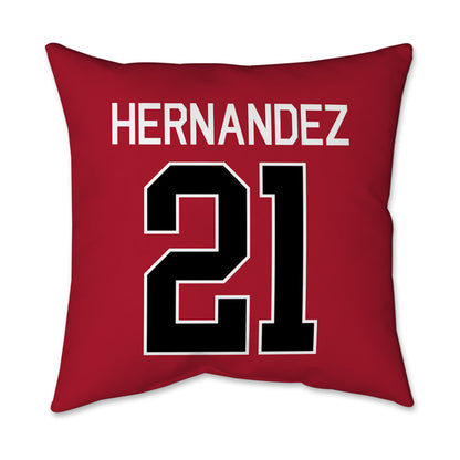 SDSU - NCAA Softball : Jayleen Hernandez - Pillow 16x16-1