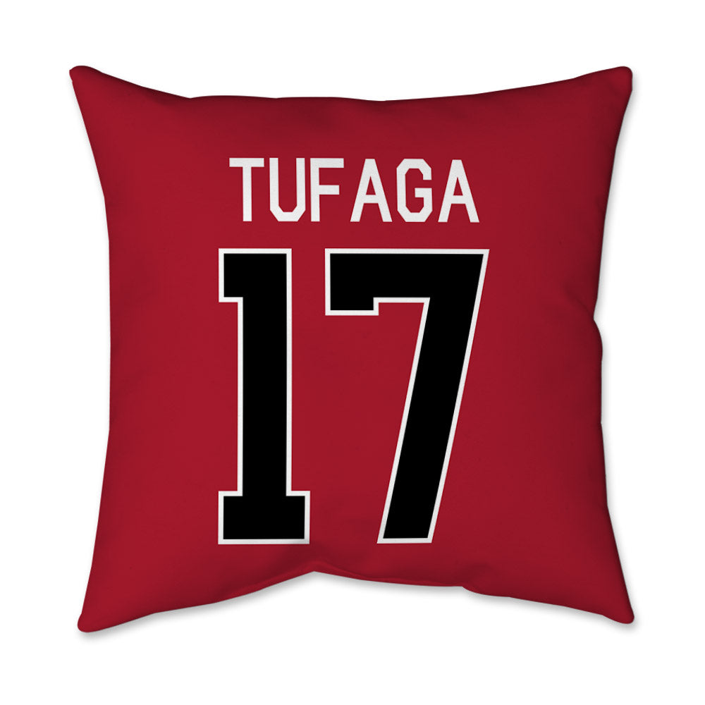 SDSU - NCAA Football : Kaimana Tufaga - Pillow 16x16-1