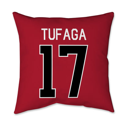 SDSU - NCAA Football : Kaimana Tufaga - Pillow 16x16-1