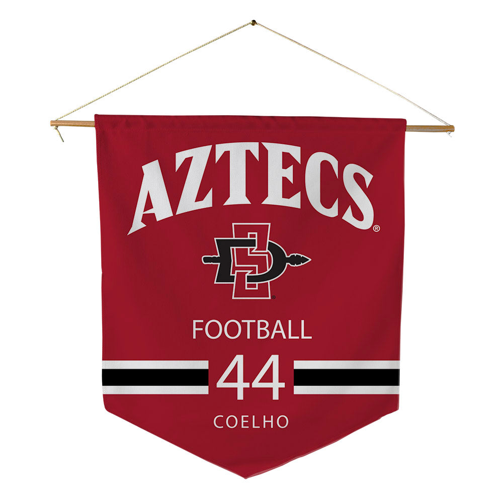 SDSU - NCAA Football : Dominic Coelho - Pennant - 18" x 21"-0