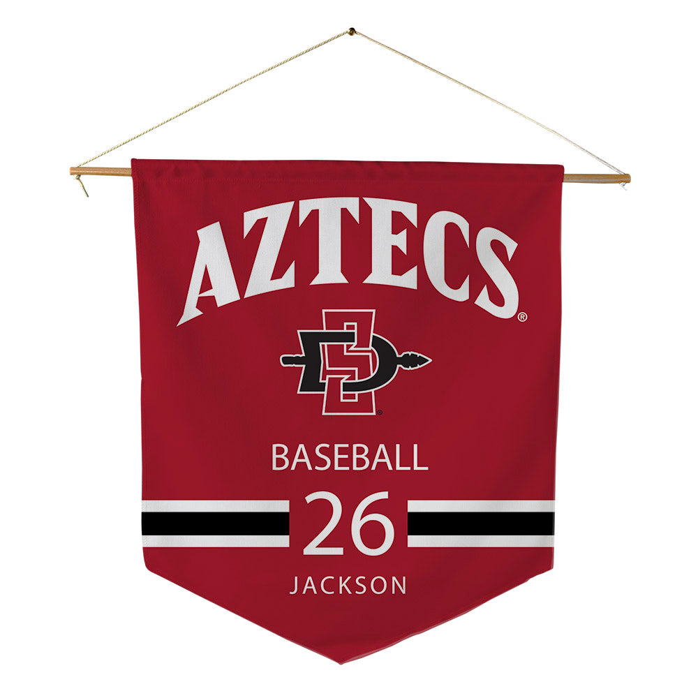 SDSU - NCAA Baseball : Ryan Jackson - Pennant - 18" x 21"-0