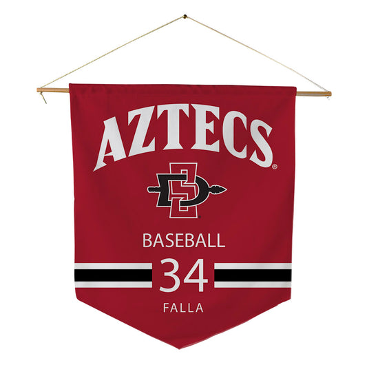 SDSU - NCAA Baseball : Nick Falla - Pennant - 18" x 21"-0