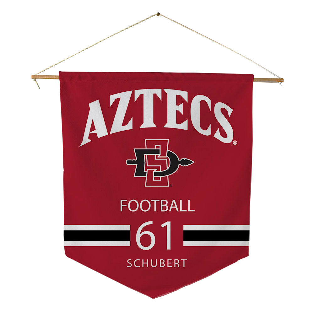 SDSU - NCAA Football : Chase Schubert - Pennant - 18" x 21"-0