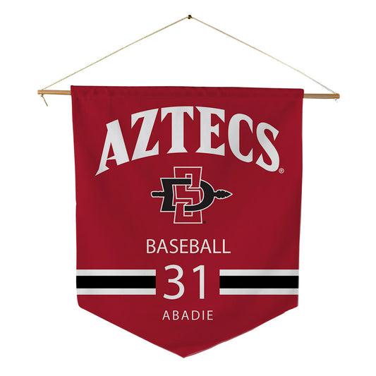SDSU - NCAA Baseball : Connor Abadie - Pennant - 18" x 21"-0