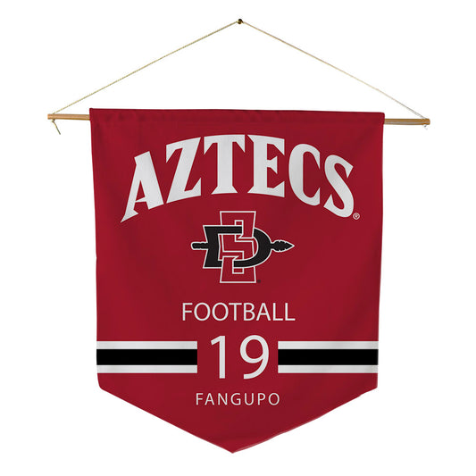 SDSU - NCAA Football : Kime Fangupo - Pennant - 18" x 21"-0