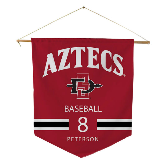 SDSU - NCAA Baseball : Tyce Peterson - Pennant - 18" x 21"-0