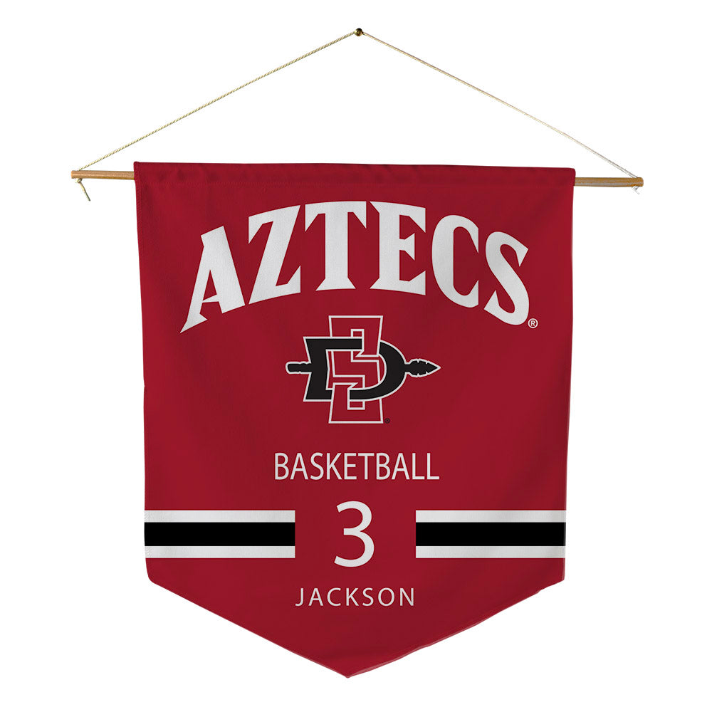 SDSU - NCAA Women's Basketball : Alyssa Jackson - Pennant - 18" x 21"-0