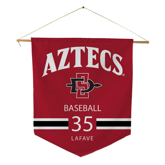 SDSU - NCAA Baseball : Colton Lafave - Pennant - 18" x 21"-0
