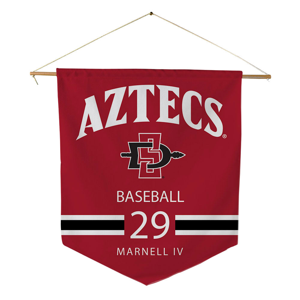 SDSU - NCAA Baseball : Anthony Marnell IV - Pennant - 18" x 21"-0