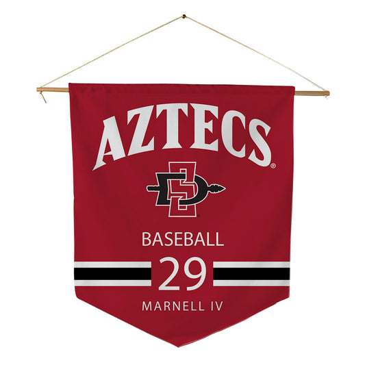 SDSU - NCAA Baseball : Anthony Marnell IV - Pennant - 18" x 21"-0