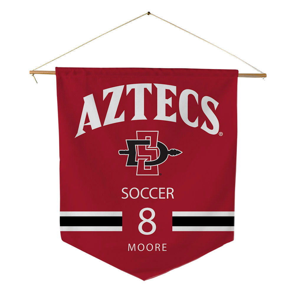 SDSU - NCAA Women's Soccer : Kendall Moore - Pennant - 18" x 21"-0