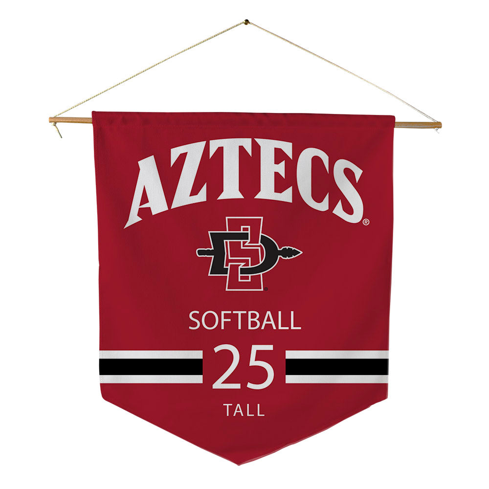 SDSU - NCAA Softball : Andrea Tall - Pennant - 18" x 21"-0