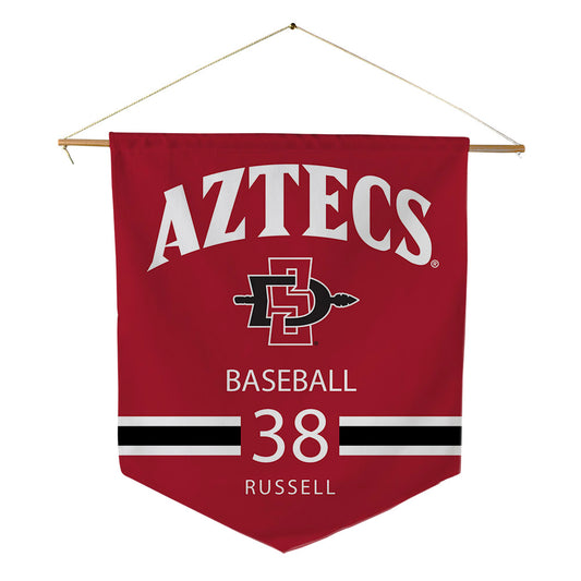 SDSU - NCAA Baseball : Aidan Russell - Pennant - 18" x 21"-0