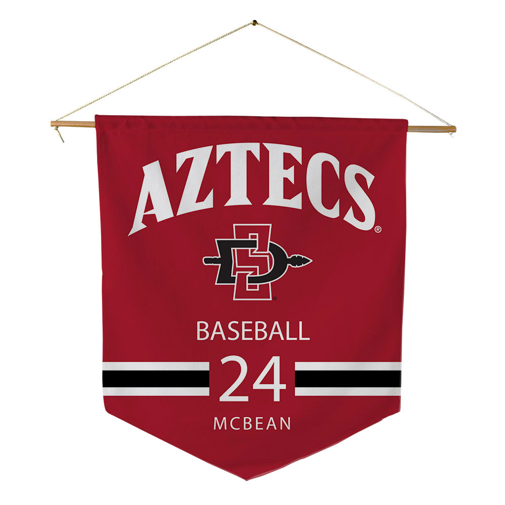 SDSU - NCAA Baseball : Alito McBean - Pennant - 18" x 21"-0