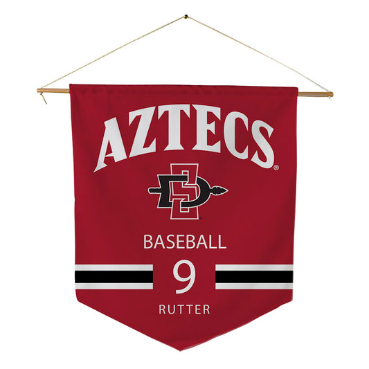 SDSU - NCAA Baseball : Drew Rutter - Pennant - 18" x 21"-0