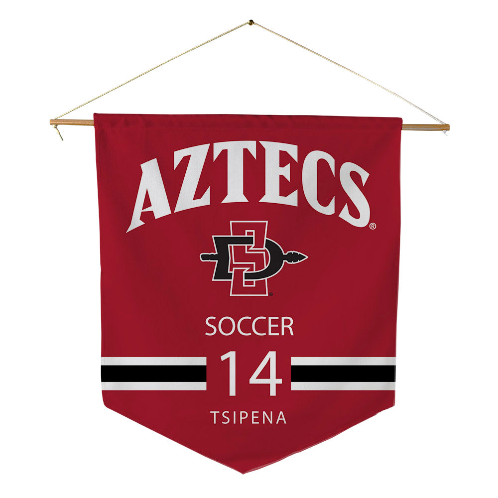 SDSU - NCAA Men's Soccer : Sami Tsipena - Pennant - 18" x 21"-0