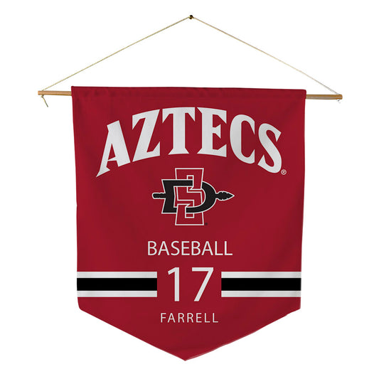 SDSU - NCAA Baseball : Max Farrell - Pennant - 18" x 21"-0