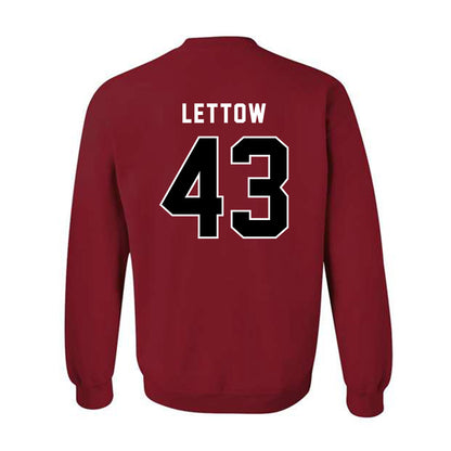 SDSU - NCAA Baseball : Rohan Lettow - Classic Shersey Crewneck Sweatshirt-1