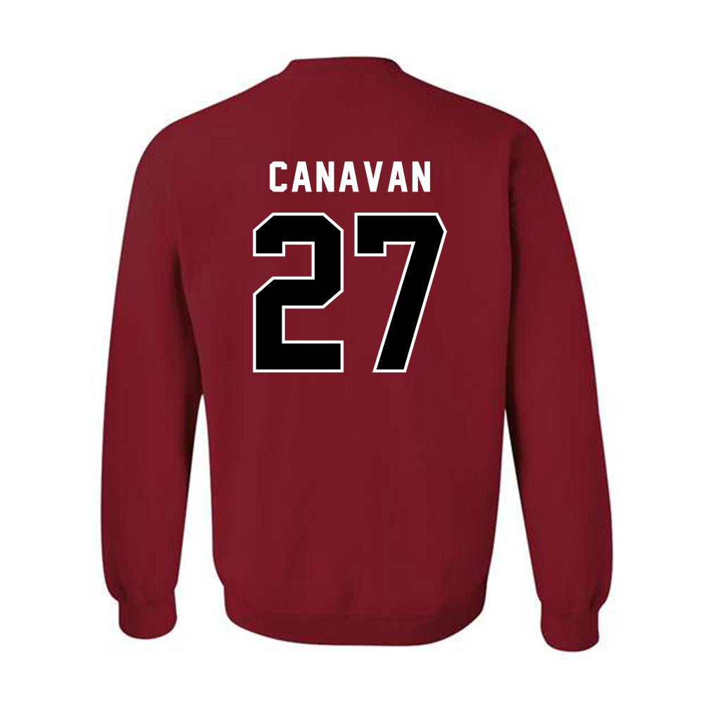 SDSU - NCAA Baseball : Chris Canavan - Classic Shersey Crewneck Sweatshirt-1