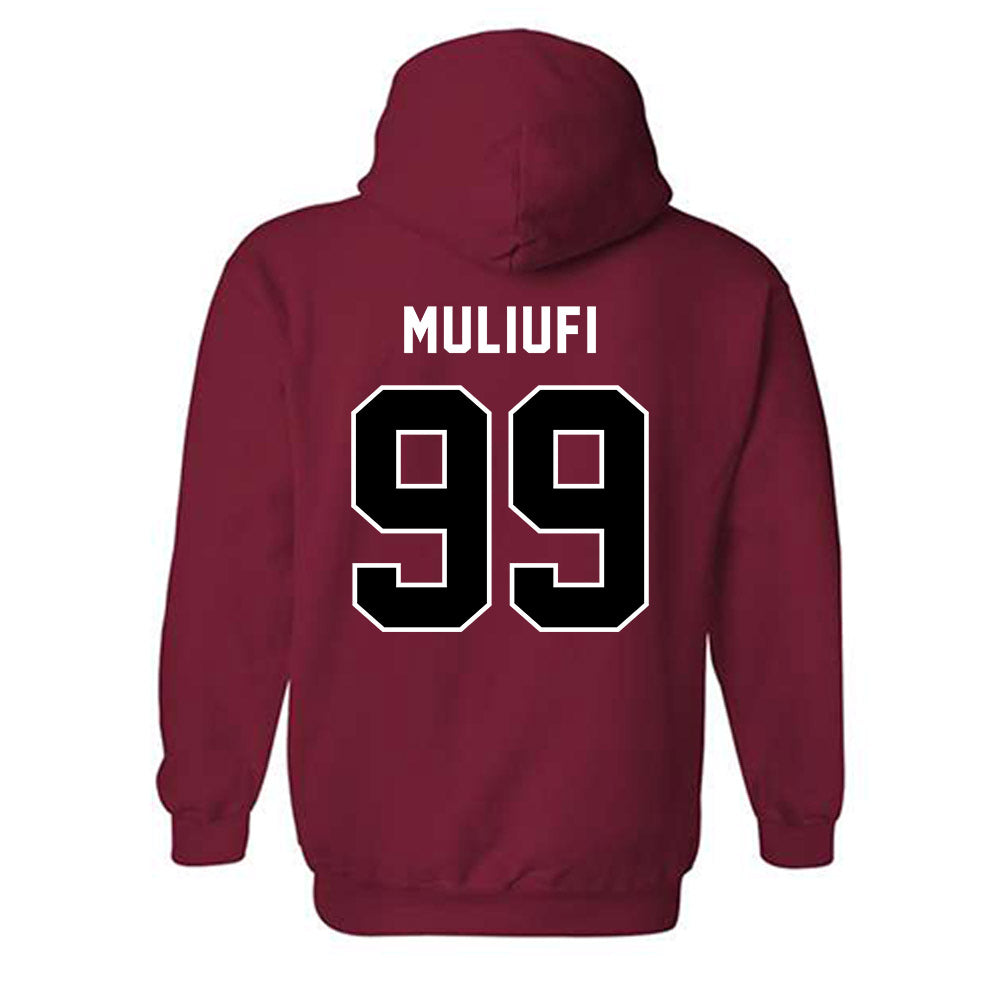 SDSU - NCAA Football : Elijah Muliufi - Classic Shersey Hooded Sweatshirt-1