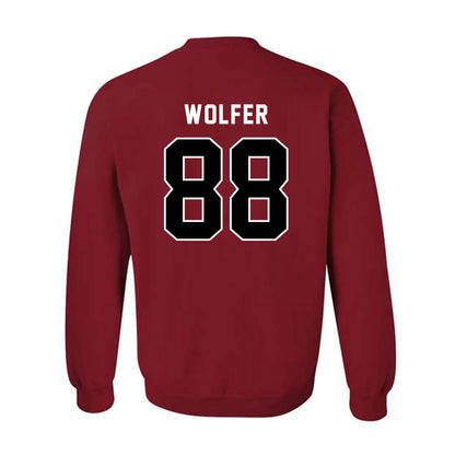 SDSU - NCAA Football : Ryan Wolfer - Classic Shersey Crewneck Sweatshirt-1
