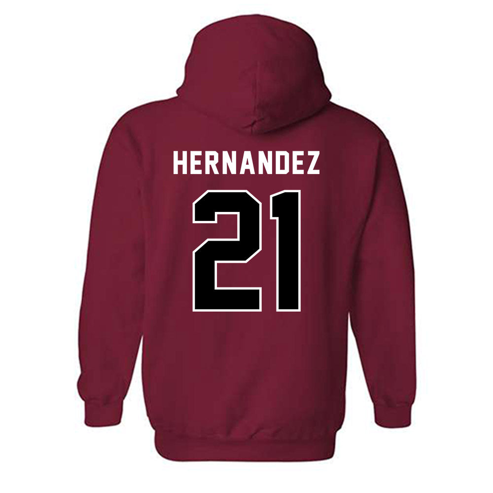 SDSU - NCAA Softball : Jayleen Hernandez - Classic Shersey Hooded Sweatshirt-1