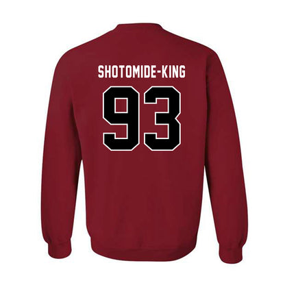 SDSU - NCAA Football : Ayo Shotomide-King - Classic Shersey Crewneck Sweatshirt-1