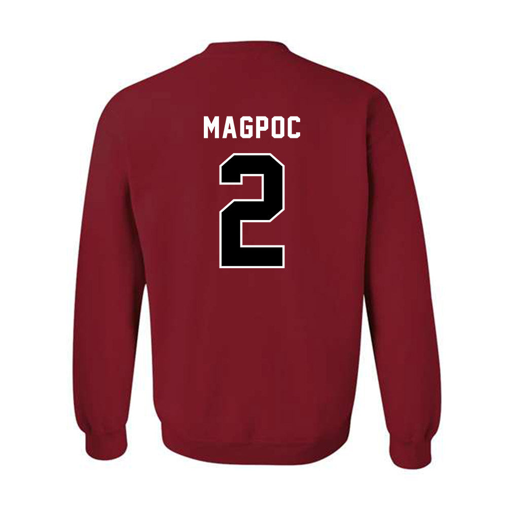 SDSU - NCAA Baseball : Adam Magpoc - Classic Shersey Crewneck Sweatshirt-1