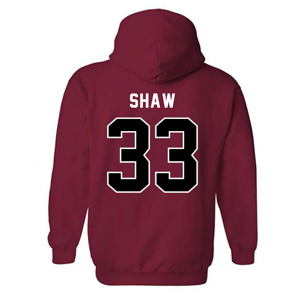 SDSU - NCAA Baseball : Connor Shaw - Classic Shersey Hooded Sweatshirt-1