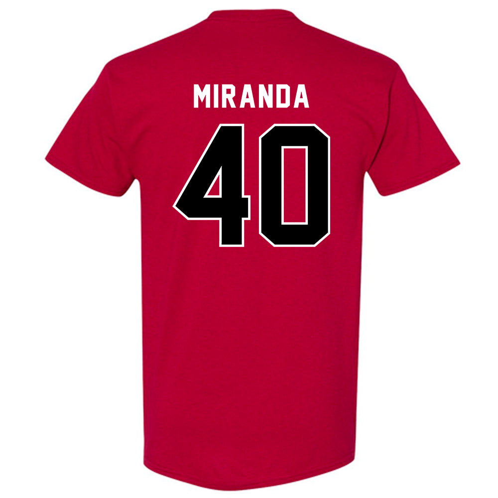 SDSU - NCAA Baseball : Evan Miranda - Classic Shersey T-Shirt-1