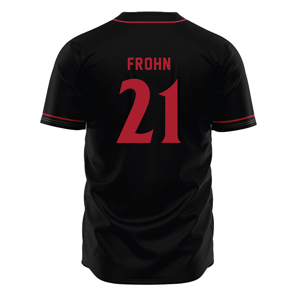 SDSU - NCAA Baseball : Jake Frohn - Black Jersey-1
