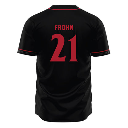 SDSU - NCAA Baseball : Jake Frohn - Black Jersey-1