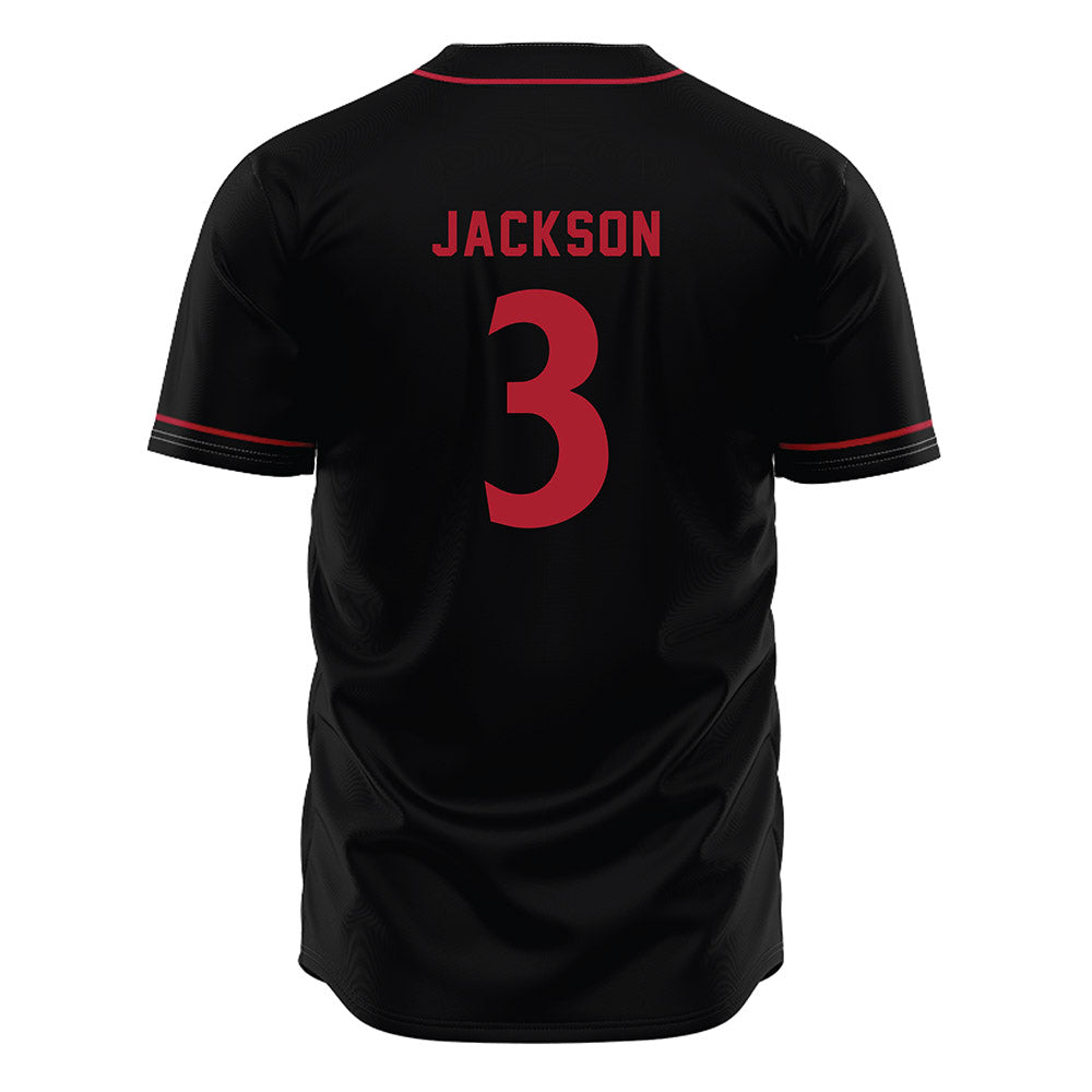 SDSU - NCAA Baseball : Jake Jackson - Black Jersey-1