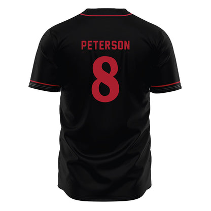 SDSU - NCAA Baseball : Tyce Peterson - Black Jersey-1