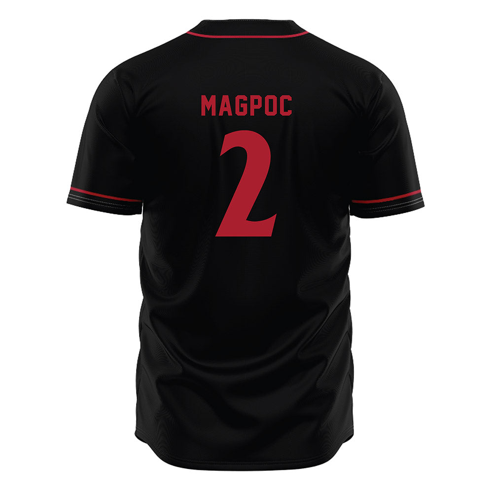 SDSU - NCAA Baseball : Adam Magpoc - Black Jersey-1