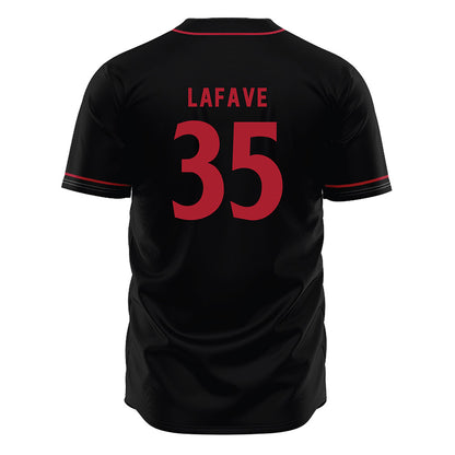 SDSU - NCAA Baseball : Colton Lafave - Black Jersey-1