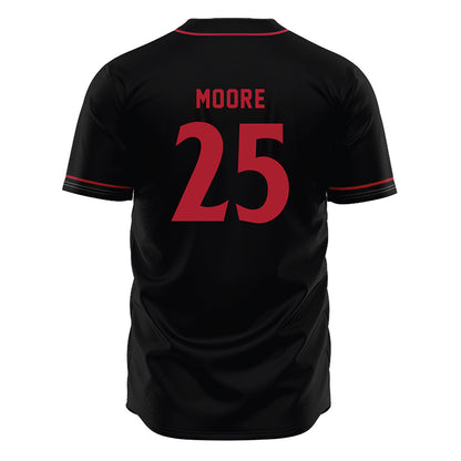 SDSU - NCAA Baseball : Carson Moore - Black Jersey-1