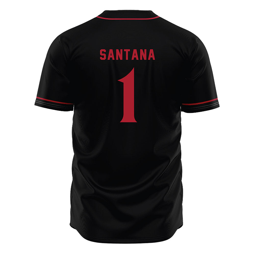 SDSU - NCAA Baseball : Dawson Santana - Black Jersey-1